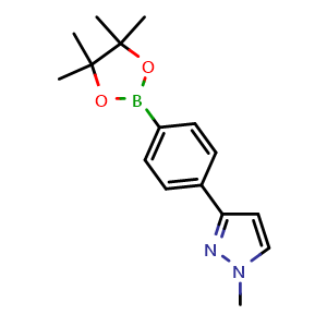 1-Methyl-3-(4-(4,4,5,5-tetramethyl-1,3,2-dioxaborolan-2-yl)phenyl)-1H-pyrazole