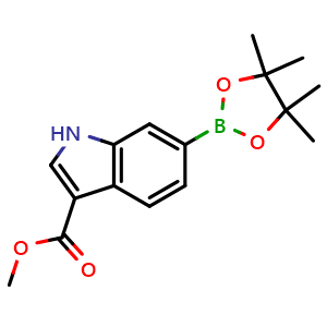 Methyl 6-(4,4,5,5-tetramethyl-1,3,2-dioxaborolan-2-yl)-1H-indole-3-carboxylate