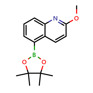 2-Methoxy-5-(4,4,5,5-tetramethyl-1,3,2-dioxaborolan-2-yl)quinoline