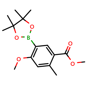 Methyl 4-methoxy-2-methyl-5-(4,4,5,5-tetramethyl-1,3,2-dioxaborolan-2-yl)benzoate