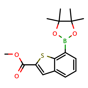 Methyl 7-(4,4,5,5-tetramethyl-1,3,2-dioxaborolan-2-yl)benzo[b]thiophene-2-carboxylate