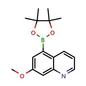 7-Methoxy-5-(4,4,5,5-tetramethyl-1,3,2-dioxaborolan-2-yl)quinoline