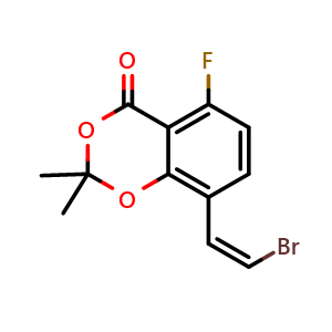 (Z)-8-(2-Bromovinyl)-5-fluoro-2,2-dimethyl-4H-benzo[d][1,3]dioxin-4-one
