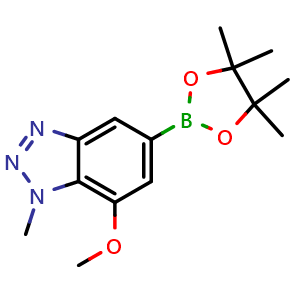 7-Methoxy-1-methyl-5-(4,4,5,5-tetramethyl-1,3,2-dioxaborolan-2-yl)-1H-benzo[d][1,2,3]triazole