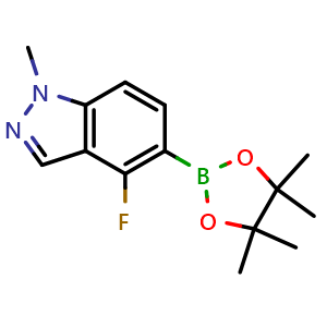 4-Fluoro-1-methyl-5-(4,4,5,5-tetramethyl-1,3,2-dioxaborolan-2-yl)-1H-indazole