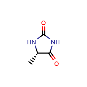 Chemical structure of (S)-5-methylimidazolidine-2,4-dione , CAS 40856-73-3, AChemBlock AD273049