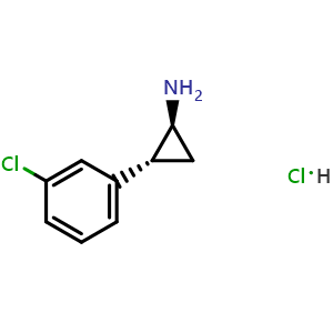 (1S,2R)-2-(3-chlorophenyl)cyclopropanamine hydrochloride