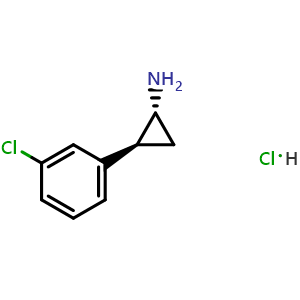 (1R,2S)-2-(3-Chlorophenyl)cyclopropan-1-amine hydrochloride