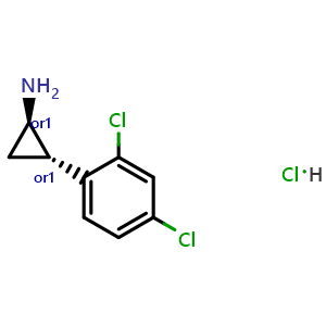 trans-2-(2,4-Dichlorophenyl)cyclopropan-1-amine hydrochloride