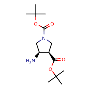 (3R,4R)-Di-tert-butyl 4-aminopyrrolidine-1,3-dicarboxylate