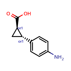 trans-2-(4-Aminophenyl)cyclopropane-1-carboxylic acid