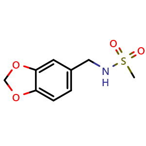 N-(benzo[d][1,3]dioxol-5-ylmethyl)methanesulfonamide