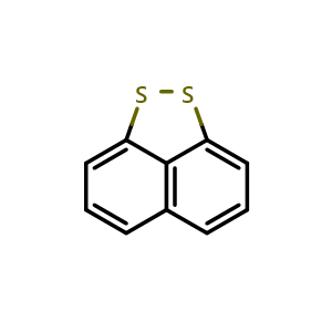 Chemical structure of Naphtho[1,8-cd]-1,2-dithiole , CAS 209-22-3, AChemBlock AD273159