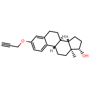 (8R,9S,13S,14S,17S)-13-Methyl-3-(prop-2-yn-1-yloxy)-7,8,9,11,12,13,14,15,16,17-decahydro-6H-cyclopenta[a]phenanthren-17-ol