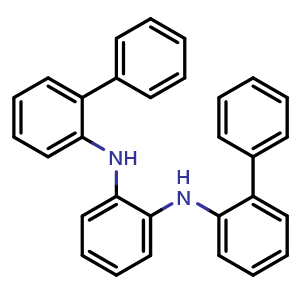 Chemical structure of N1,N2-di([1,1'-biphenyl]-2-yl)benzene-1,2-diamine , CAS 2897656-95-8, AChemBlock AD273167