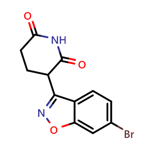 3-(6-Bromobenzo[d]isoxazol-3-yl)piperidine-2,6-dione