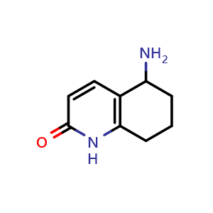 Chemical structure of 5-Amino-5,6,7,8-tetrahydroquinolin-2(1H)-one , CAS 380189-31-1, AChemBlock AD273169