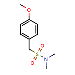 Chemical structure of 1-(4-Methoxyphenyl)-N,N-dimethylmethanesulfonamide , CAS 1420993-09-4, AChemBlock AD273217