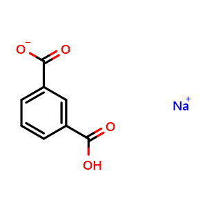 Chemical structure of Sodium 3-carboxybenzoate , CAS 18996-36-6, AChemBlock AD273234