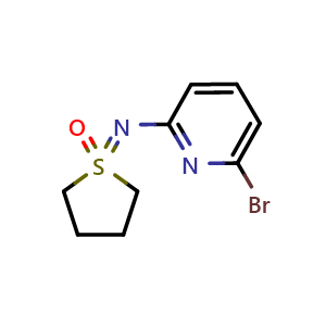 1-((6-bromopyridin-2-yl)imino)tetrahydro-1H-1l6-thiophene 1-oxide