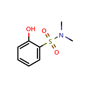 Chemical structure of 2-hydroxy-N,N-dimethylbenzenesulfonamide , CAS 30988-90-0, AChemBlock AD273255