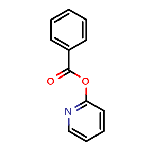Chemical structure of 2-pyridyl benzoate , CAS 5005-35-6, AChemBlock AD273275