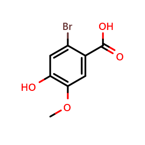 2-bromo-4-hydroxy-5-methoxybenzoic acid