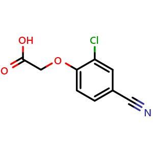 2-(2-chloro-4-cyanophenoxy)acetic acid