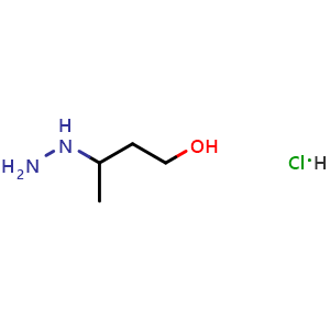 3-Hydrazinyl-1-butanol hydrochloride