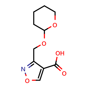 3-[[(Tetrahydropyran-2-yl)oxy]methyl]isoxazole-4-carboxylic acid