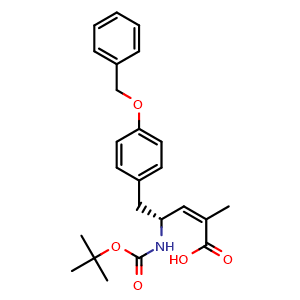 (R,Z)-5-(4-(Benzyloxy)phenyl)-4-((tert-butoxycarbonyl)amino)-2-methylpent-2-enoic acid