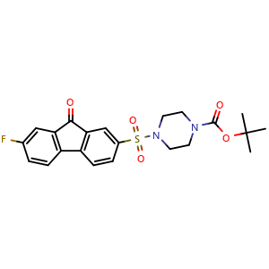 tert-Butyl 4-((7-fluoro-9-oxo-9H-fluoren-2-yl)sulfonyl)piperazine-1-carboxylate