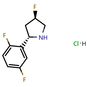 (2S,4R)-2-(2,5-Difluorophenyl)-4-fluoropyrrolidine hydrochloride