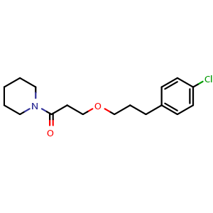 3-(3-(4-Chlorophenyl)propoxy)-1-(piperidin-1-yl)propan-1-one