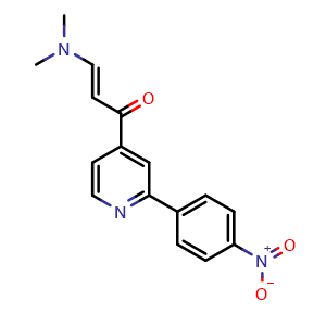 (E)-3-(Dimethylamino)-1-(2-(4-nitrophenyl)pyridin-4-yl)prop-2-en-1-one