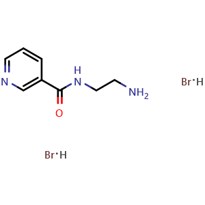Chemical structure of N-(2-Aminoethyl)nicotinamide dihydrobromide , AChemBlock AD273536