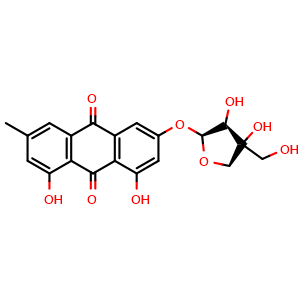 Chemical structure of Frangulin B , CAS 14101-04-3, AChemBlock AD273607