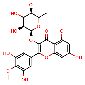 Chemical structure of Mearnsitrin , CAS 30484-88-9, AChemBlock AD273641
