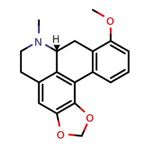 Chemical structure of Stephanine , CAS 517-63-5, AChemBlock AD273645