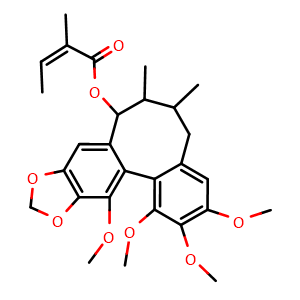 Chemical structure of Angeloylisogomisin O , CAS 83864-70-4, AChemBlock AD273652
