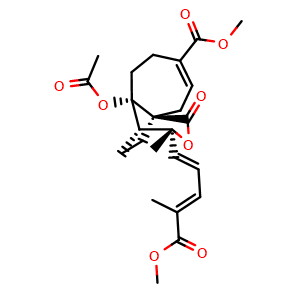 Chemical structure of Methyl pseudolarate B , CAS 82508-34-7, AChemBlock AD273656