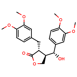 Chemical structure of Tupichilignan A , CAS 69586-96-5, AChemBlock AD273665
