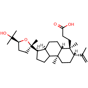 Chemical structure of Eichlerianic acid , CAS 56421-13-7, AChemBlock AD273672