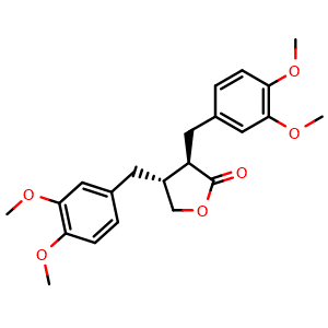 Chemical structure of Dimethylmatairesinol , CAS 25488-59-9, AChemBlock AD273673