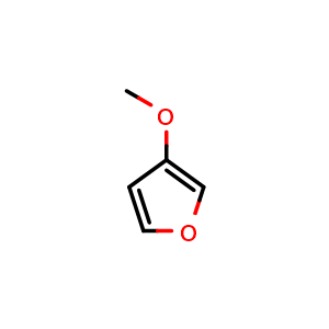 Chemical structure of 3-Methoxyfuran , CAS 3420-57-3, AChemBlock AD273674