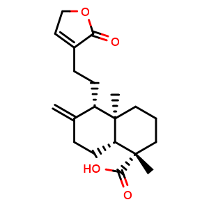Chemical structure of Pinusolidic acid , CAS 40433-82-7, AChemBlock AD273685