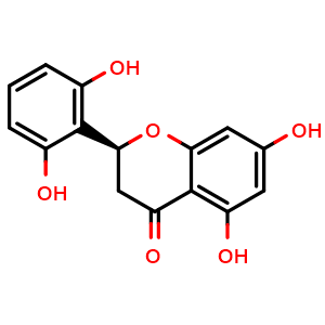 Chemical structure of 2',5,6',7-Tetrahydroxyflavanone , CAS 80604-16-6, AChemBlock AD273690