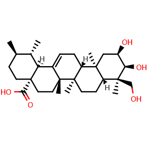 Chemical structure of Esculentic acid , CAS 103974-74-9, AChemBlock AD273722