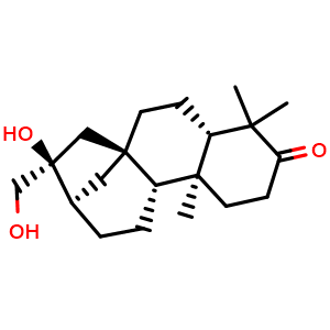 Chemical structure of 16-Epiabbeokutone , CAS 135683-73-7, AChemBlock AD273724