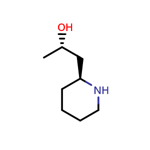 Chemical structure of (-)-N-Methylsedridine , CAS 41447-15-8, AChemBlock AD273726